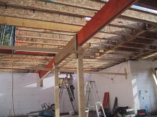 house framing floor beam