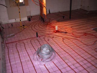 Infloor Heating Basement