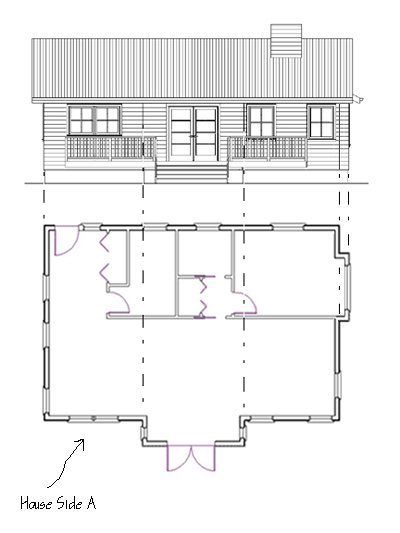 floor plan with elevation