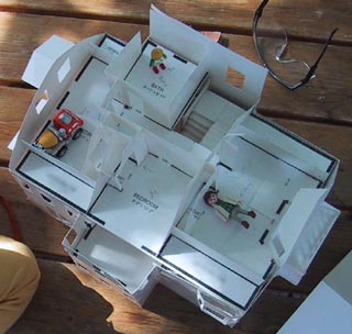 3D House Model Second Story